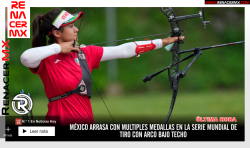 MÉXICO ARRASA CON MULTIPLES MEDALLAS EN LA SERIE MUNDIAL DE TIRO CON ARCO BAJO TECHO