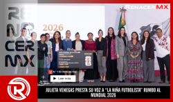 JULIETA VENEGAS PRESTA SU VOZ A “LA NIÑA FUTBOLISTA” RUMBO AL MUNDIAL 2026
