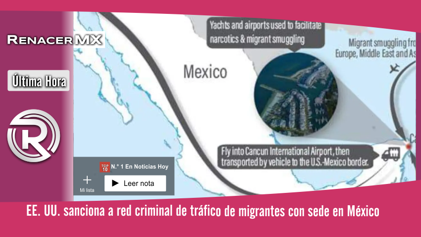 EE. UU. sanciona a red criminal de tráfico de migrantes con…