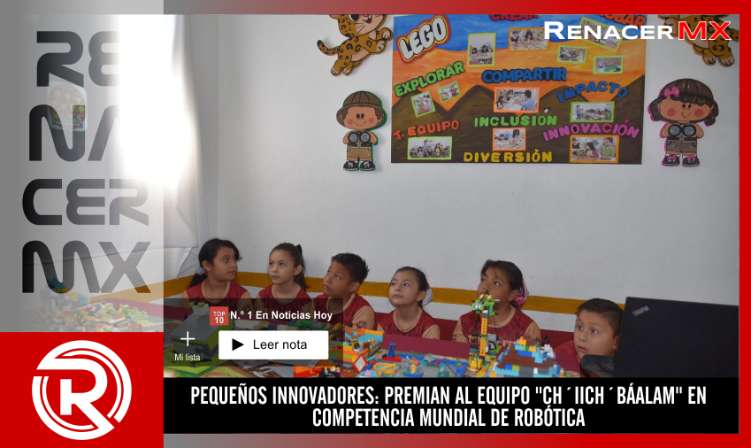 PEQUEÑOS INNOVADORES: PREMIAN AL EQUIPO