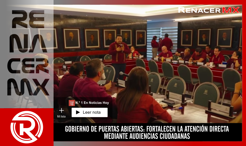 GOBIERNO DE PUERTAS ABIERTAS: FORTALECEN LA ATENCIÓN DIRECTA MEDIANTE AUDIENCIAS…