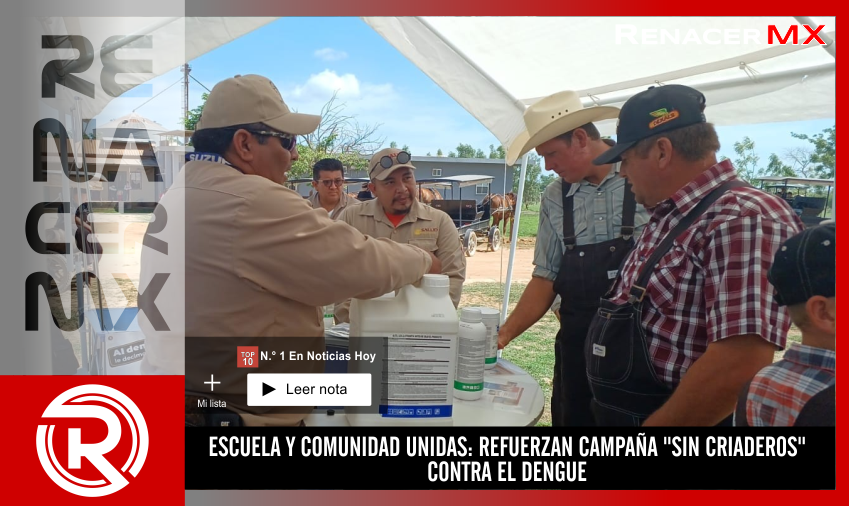 ESCUELA Y COMUNIDAD UNIDAS: REFUERZAN CAMPAÑA