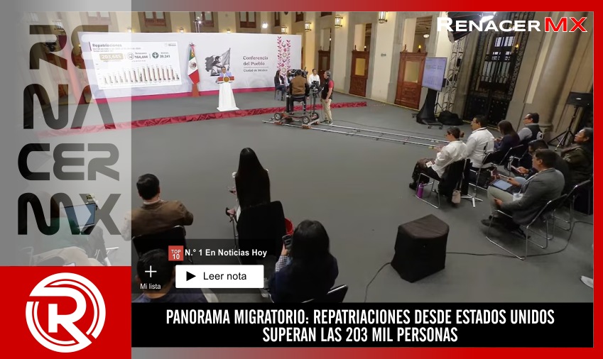 PANORAMA MIGRATORIO: REPATRIACIONES DESDE ESTADOS UNIDOS SUPERAN LAS 203 MIL PERSONAS