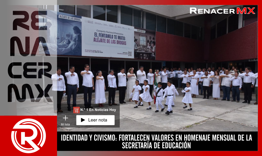 IDENTIDAD Y CIVISMO: FORTALECEN VALORES EN HOMENAJE MENSUAL DE LA SECRETARÍA DE&hellip;