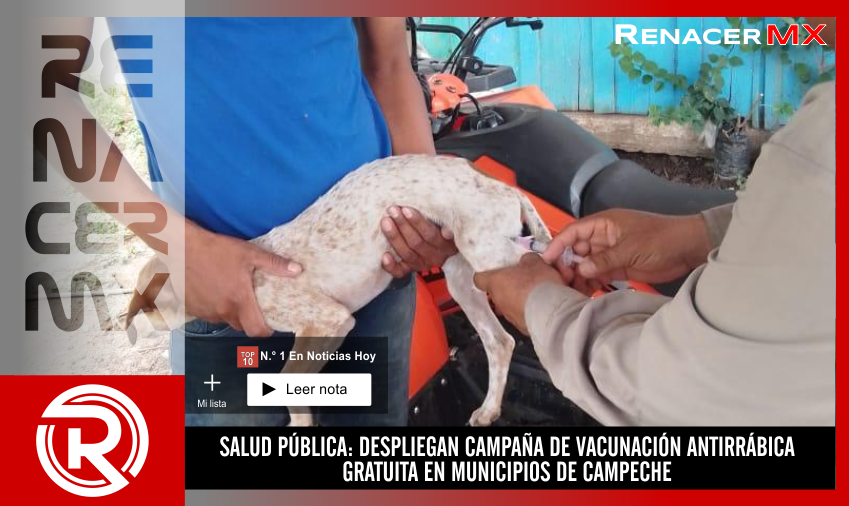SALUD PÚBLICA: DESPLIEGAN CAMPAÑA DE VACUNACIÓN ANTIRRÁBICA GRATUITA EN MUNICIPIOS&hellip;