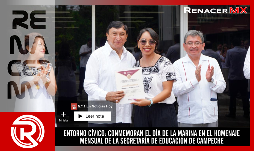 ENTORNO CÍVICO: CONMEMORAN EL DÍA DE LA MARINA EN EL HOMENAJE MENSUAL DE LA SECRETARÍA&hellip;