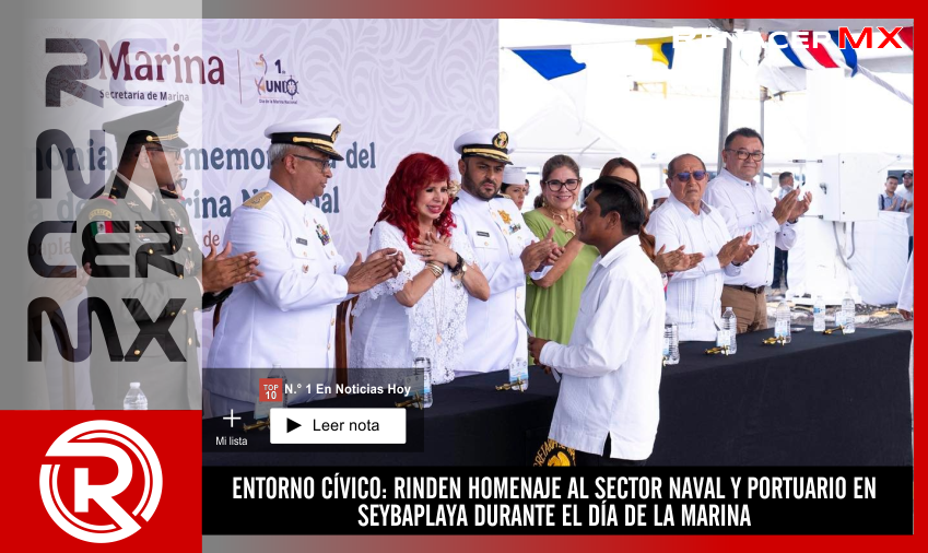 ENTORNO CÍVICO: RINDEN HOMENAJE AL SECTOR NAVAL Y PORTUARIO EN SEYBAPLAYA DURANTE&hellip;