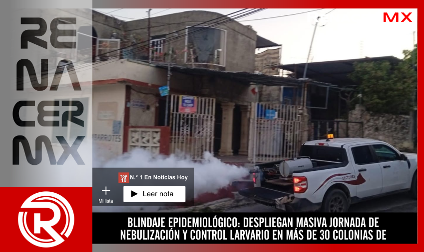 BLINDAJE EPIDEMIOLÓGICO: DESPLIEGAN MASIVA JORNADA DE NEBULIZACIÓN Y CONTROL LARVARIO&hellip;