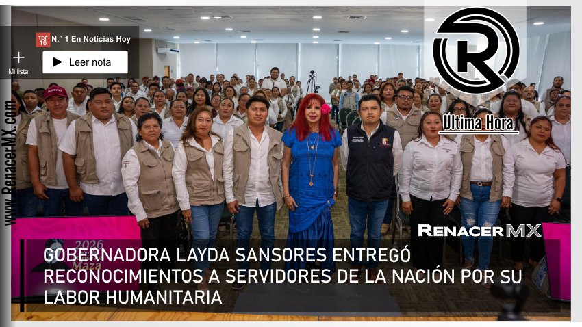 GOBERNADORA LAYDA SANSORES ENTREGÓ RECONOCIMIENTOS A SERVIDORES DE LA NACIÓN POR&hellip;