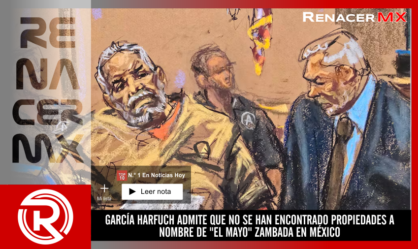 GARCÍA HARFUCH ADMITE QUE NO SE HAN ENCONTRADO PROPIEDADES A NOMBRE DE 