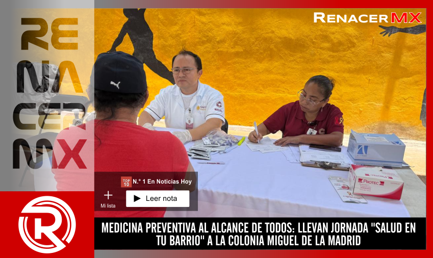 MEDICINA PREVENTIVA AL ALCANCE DE TODOS: LLEVAN JORNADA