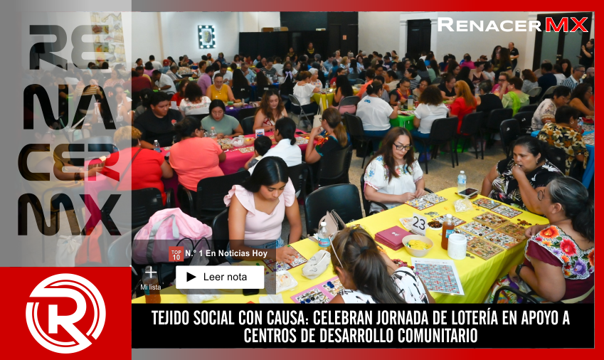 TEJIDO SOCIAL CON CAUSA: CELEBRAN JORNADA DE LOTERÍA EN APOYO A CENTROS DE DESARROLLO…
